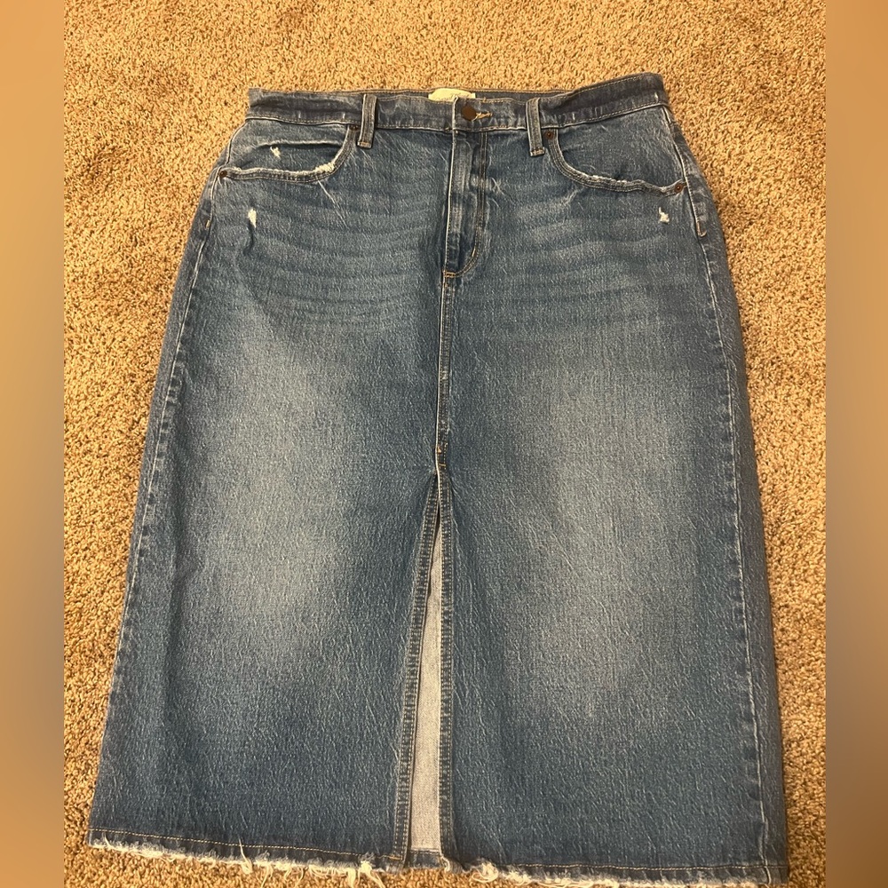 Universal Thread Denim Midi Skirt